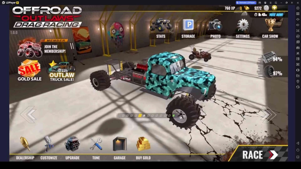 Offroad Outlaws Drag Racing Codes