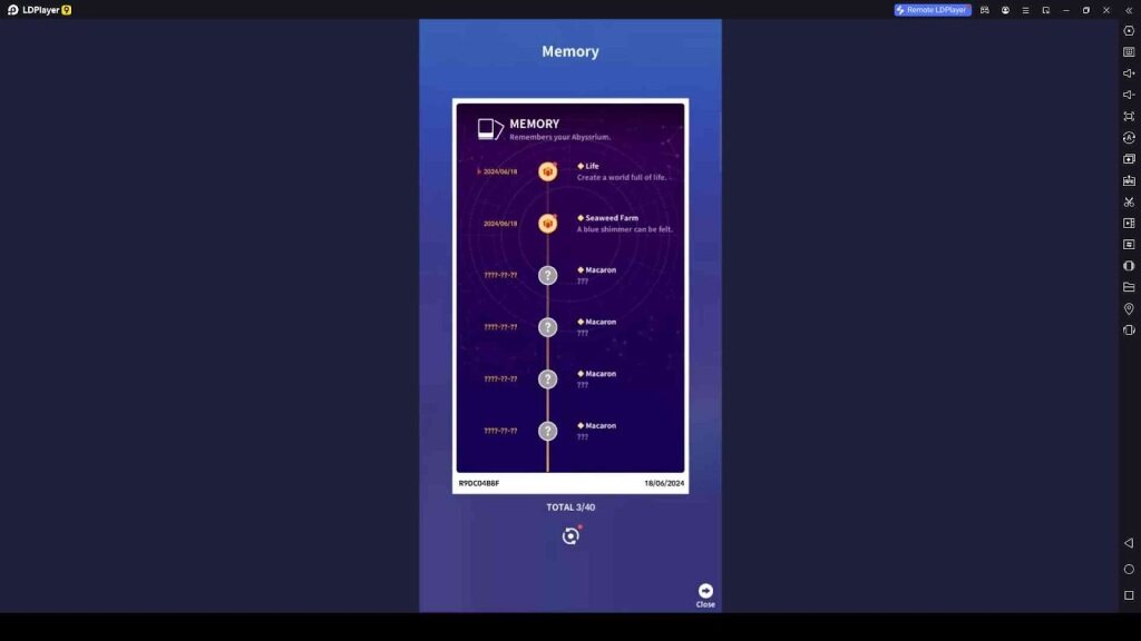 Collect More Memory Pieces