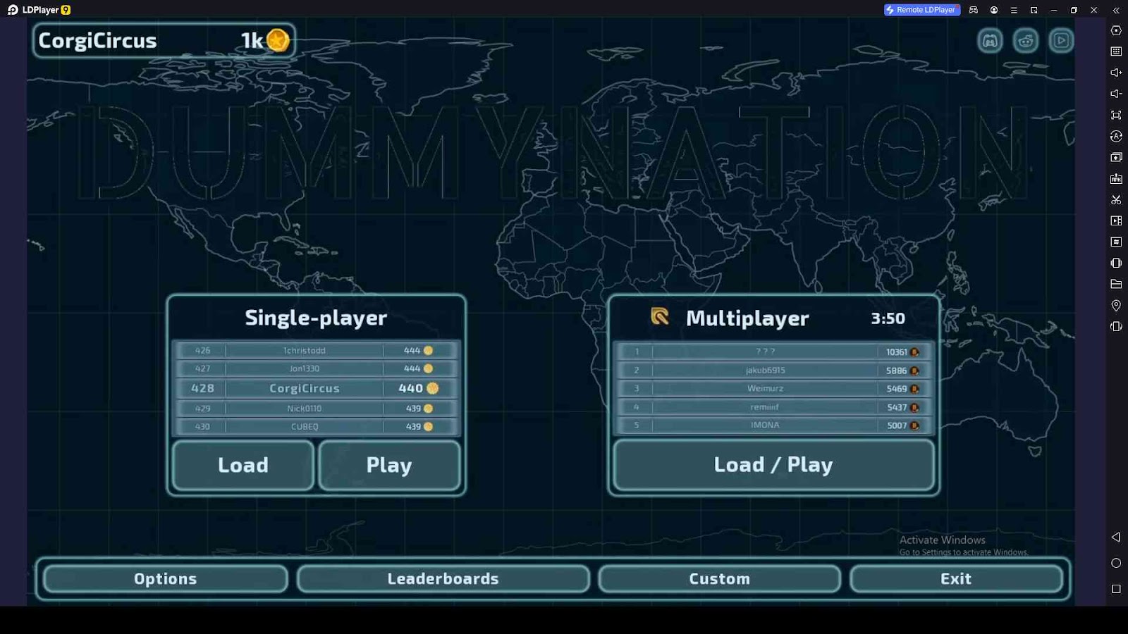 Dummynation Game Modes to Try Out 