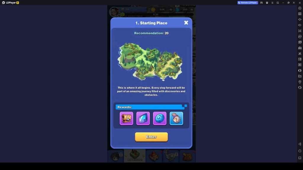Start the Adventure in Chest Legend