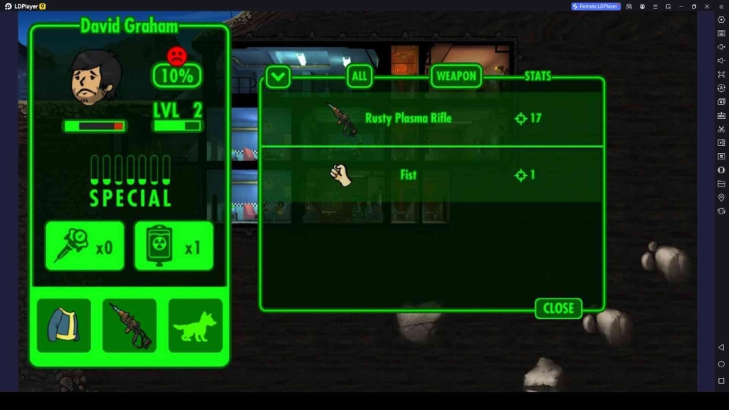 Equip Dwellers with Weapons