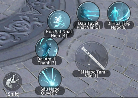 Thiên Nhai Minh Nguyệt Đao - VNG: Hướng dẫn xếp chiêu và combo skill của từng môn phái