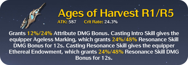 Ages of Harvest Detail