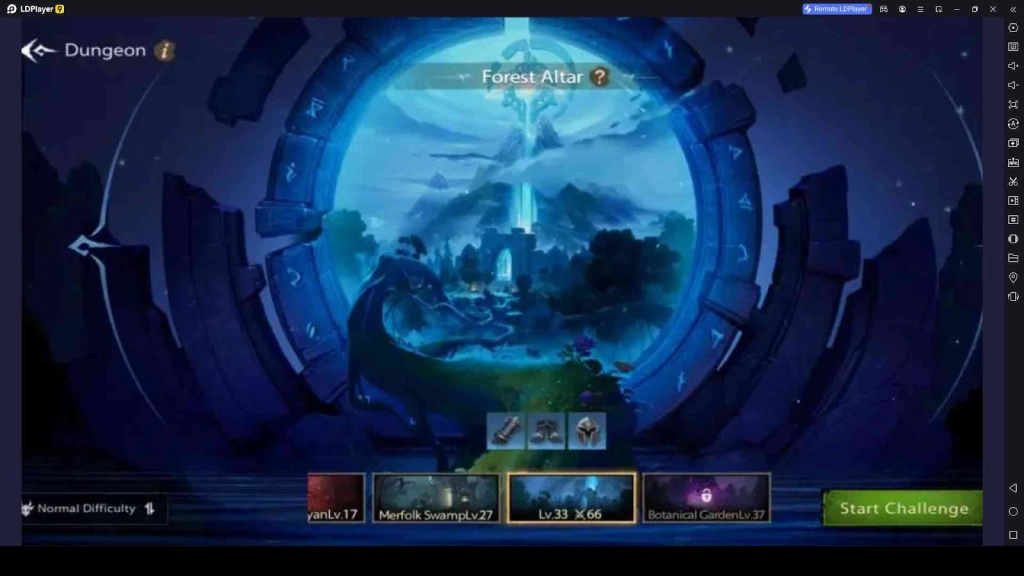Forest Altar Dungeon 