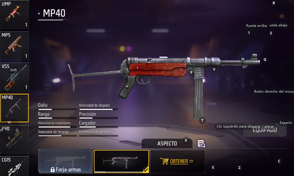 Top 10 mejores armas en Free Fire