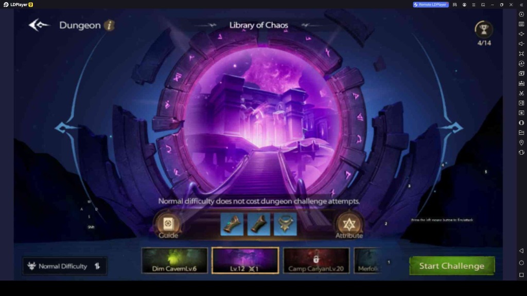 Participate in Dungeons 