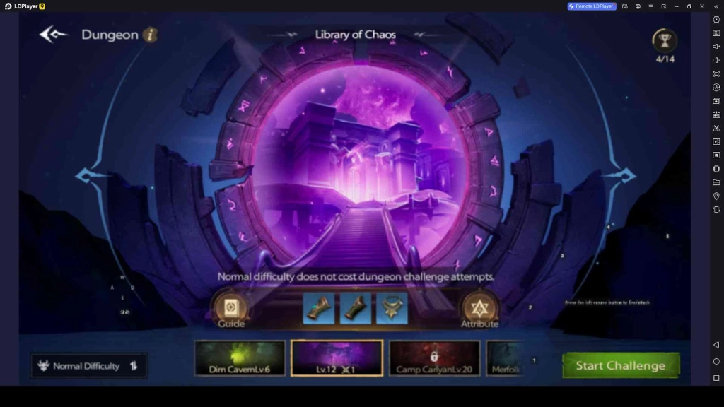 Participate in Dungeons 