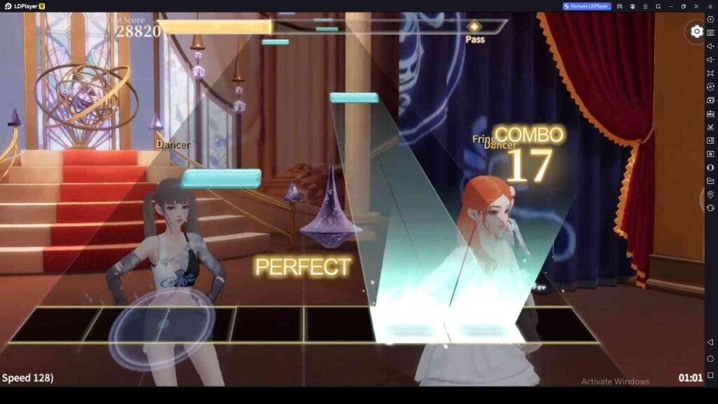 Practice Dancing at Album in AU3-Dance Star