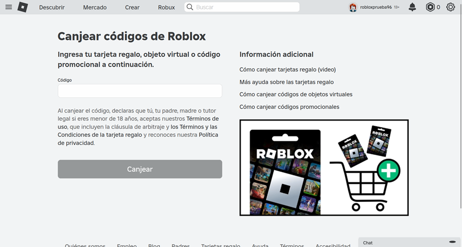 Códigos de regalo para Roblox (Agosto 2024)