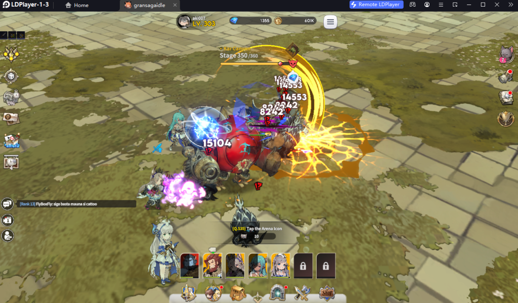 Gran Saga Idle: KNIGHTSxKNIGHTS (Global) คุมหลายจอหาตัวละคร!! วิธี Reroll รีไอดี หลายจอเร็ว 10 เท่า บน LDPlayer9