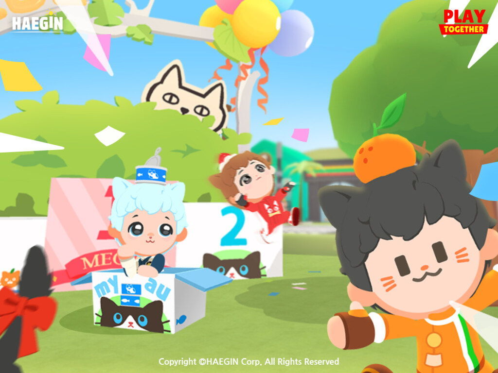 A Hide and Seek Competition With Cats Takes Place in "Play Together"!