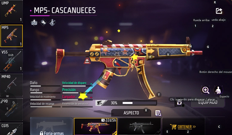 Top 10 mejores armas en Free Fire