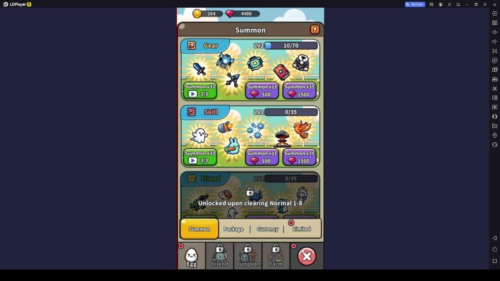 Take Advantage of the Summoning System 