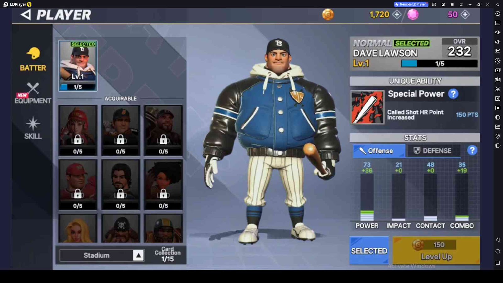 Enhance the Players in Homerun Clash 2: Legends Derby