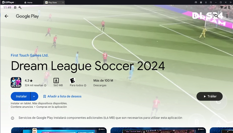 Dream League Soccer 2024: Experimenta la pasión del fútbol en tu PC