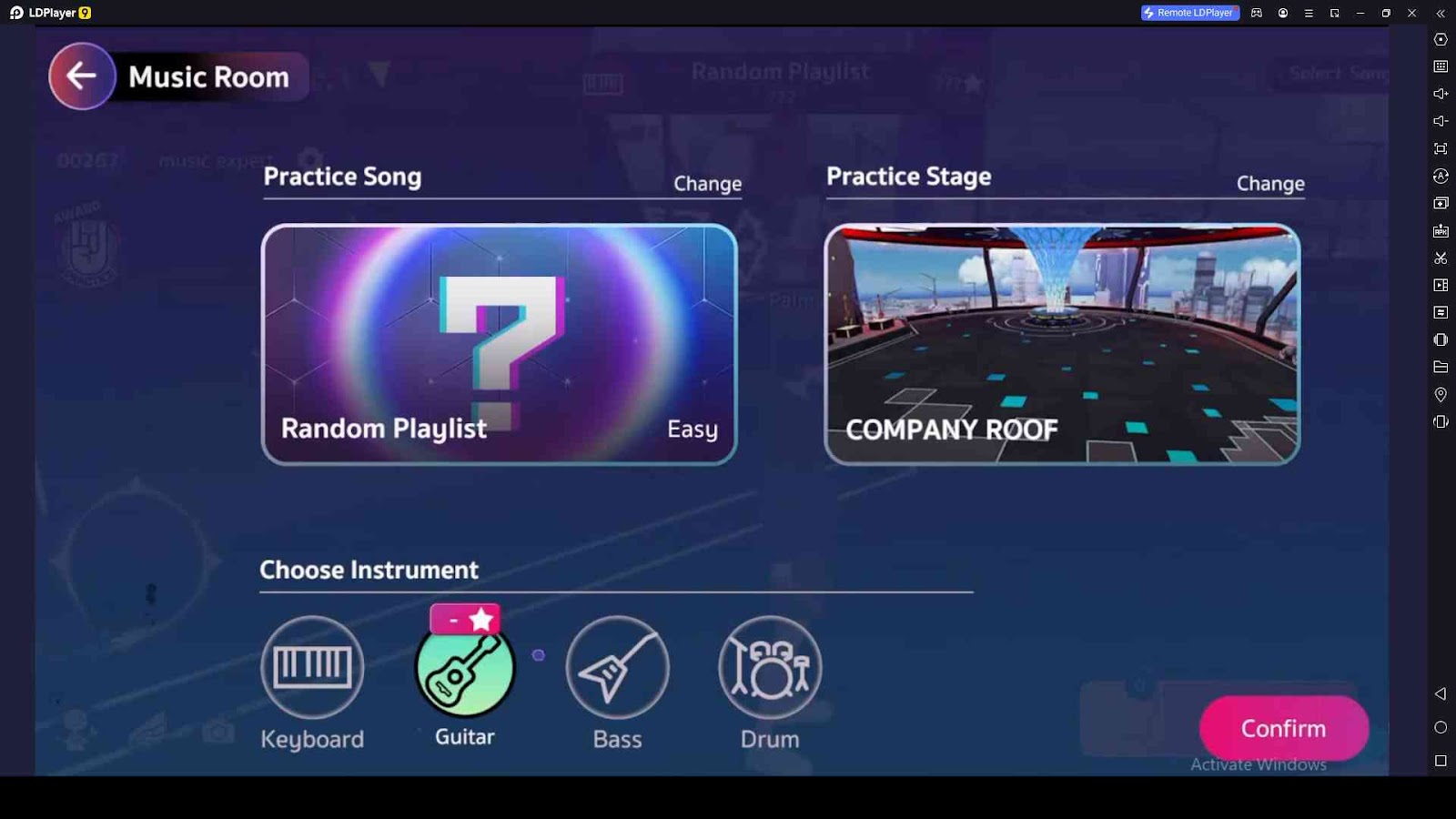 Participate in Music Room Challenges 