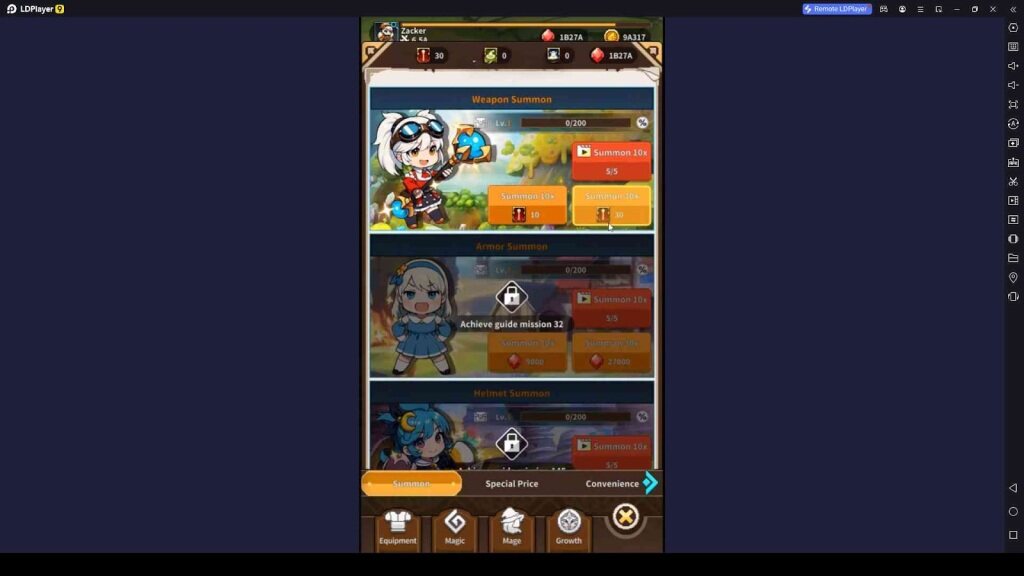 Summon Items You Want