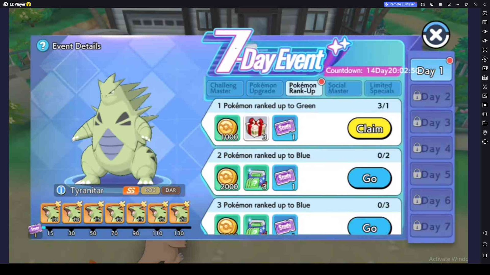 7-Day Login Events