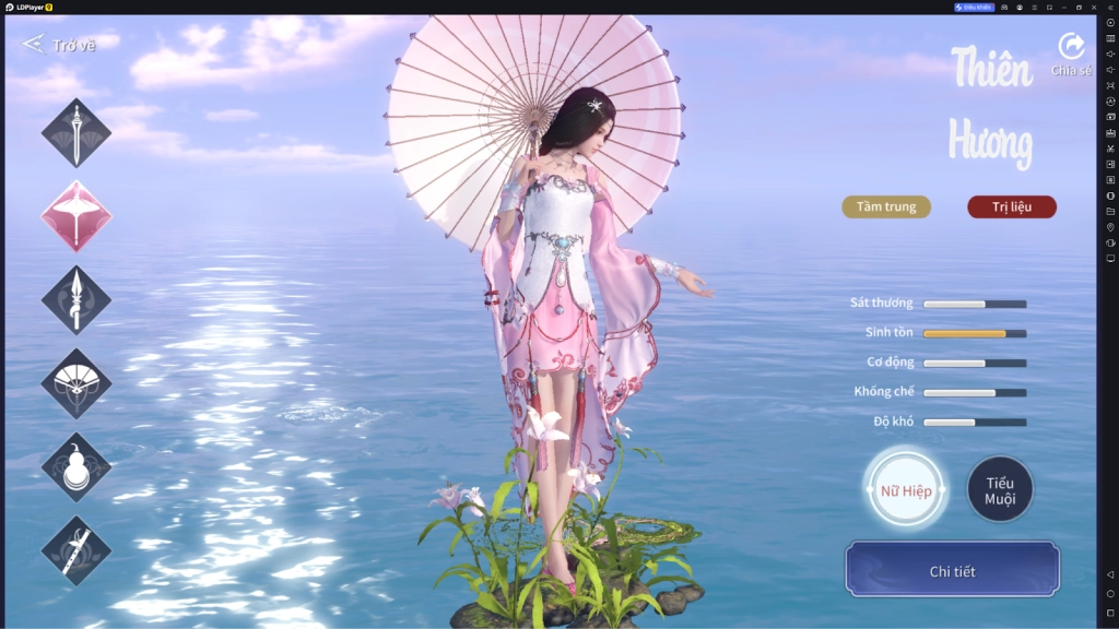 Thiên Nhai Minh Nguyệt Đao - VNG: Hướng dẫn xếp chiêu và combo skill của từng môn phái