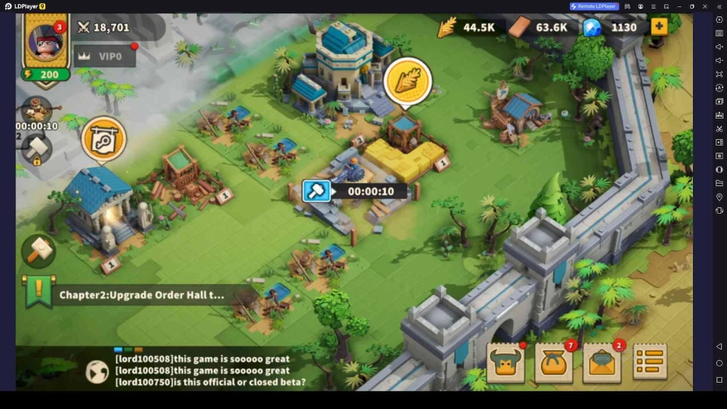 Build Your Kingdom in Rise of Brickworld 