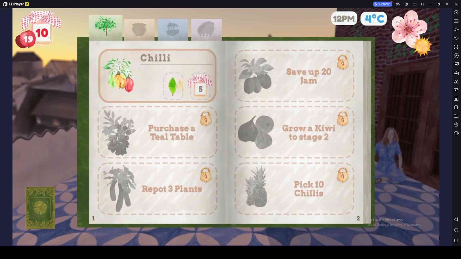 Unlocking New Items and Plants 