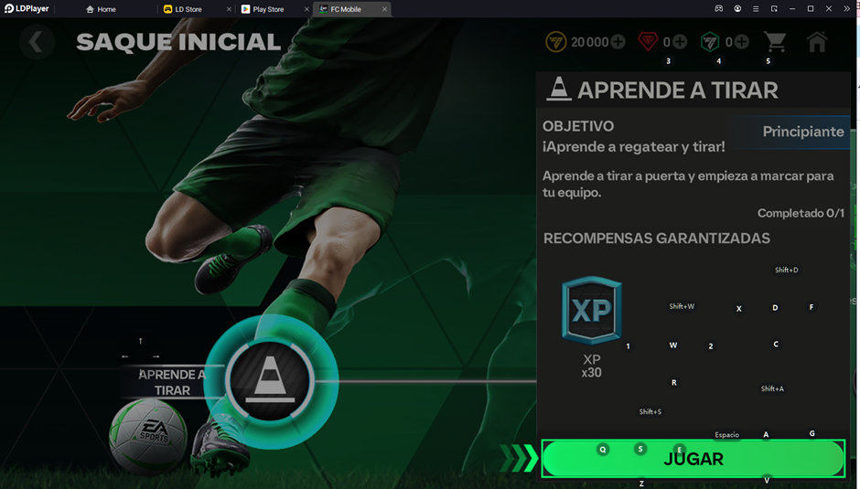 Guía para dominar EA SPORTS FC Mobile Fútbol en PC