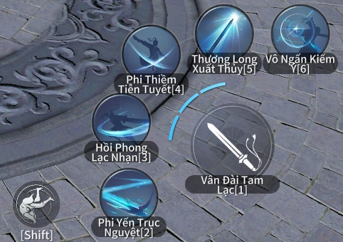 Thiên Nhai Minh Nguyệt Đao - VNG: Hướng dẫn xếp chiêu và combo skill của từng môn phái