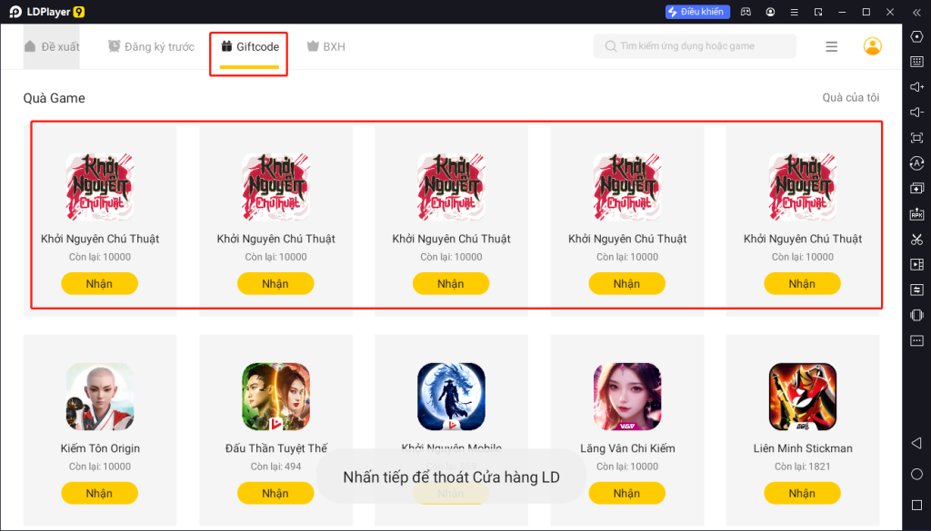 Tổng hợp giftcode tân thủ và cách nhập code Khởi Nguyên Chú Thuật