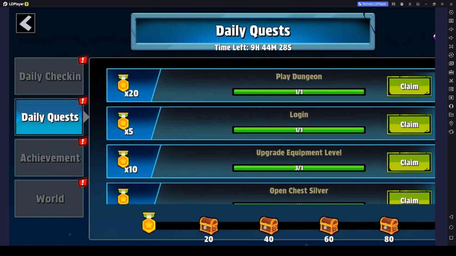 Achieve Quests for More Rewards 