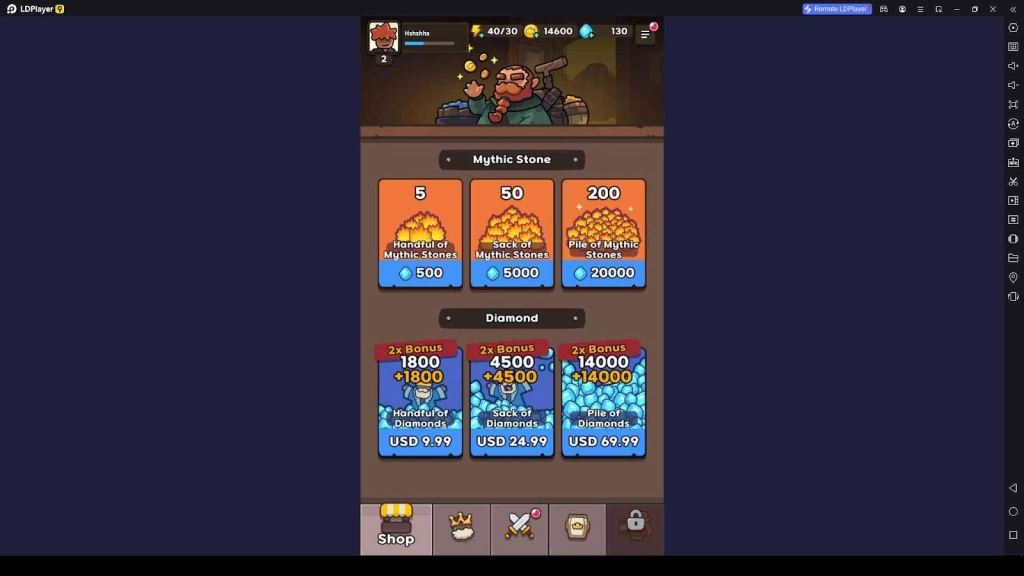 Lucky Defense Economy 