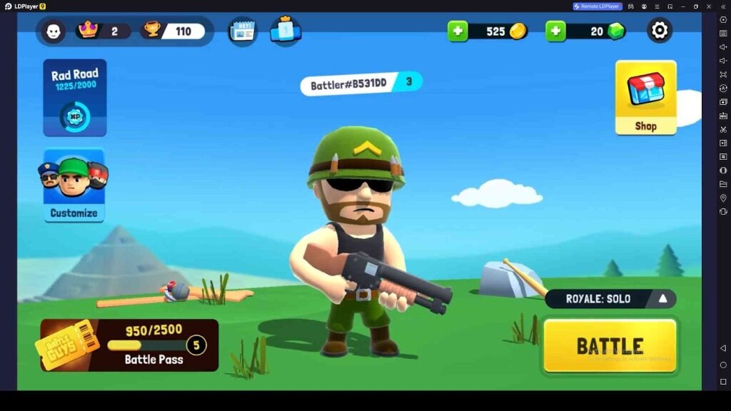 Control the Battleground in Different Modes 
