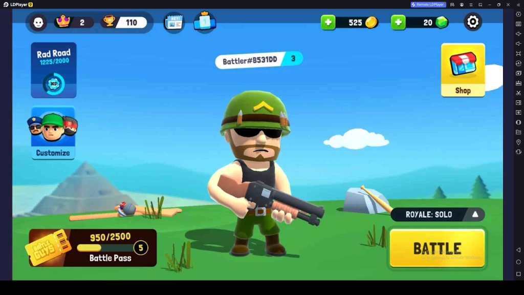 Control the Battleground in Different Modes 