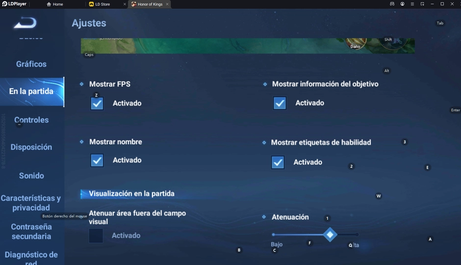Mejor configuración para tus partidas en Honor Of Kings