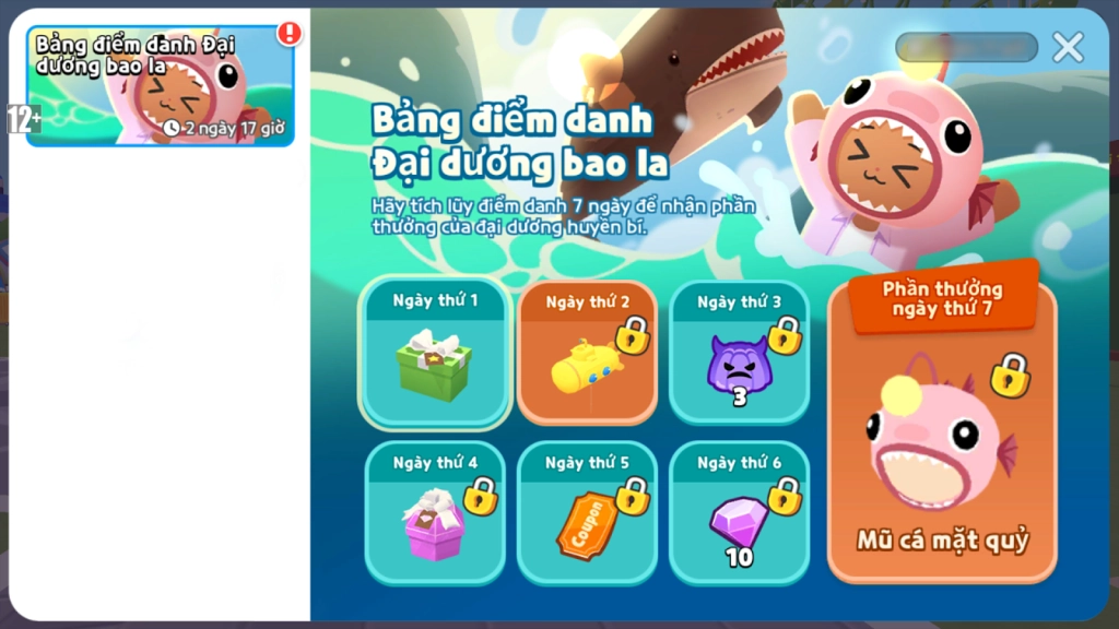 Play Together - VNG: Chi tiết bản cập nhật 2.03. Cá quái vật xuất hiện!