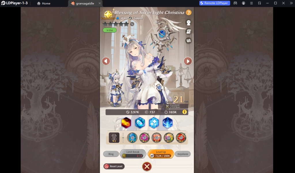 Gran Saga Idle: KNIGHTSxKNIGHTS (Global) คุมหลายจอหาตัวละคร!! วิธี Reroll รีไอดี หลายจอเร็ว 10 เท่า บน LDPlayer9
