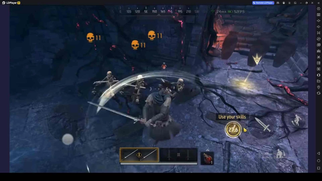 Explore Dungeons in Gold And Glory