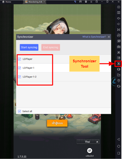 Wandering Ark (SEA) ฟาร์มให้เร็วขึ้น!! วิธีตั้งค่าบอทในด่านต่างๆ ให้เร็ว 10 เท่า  บน LDPlayer9