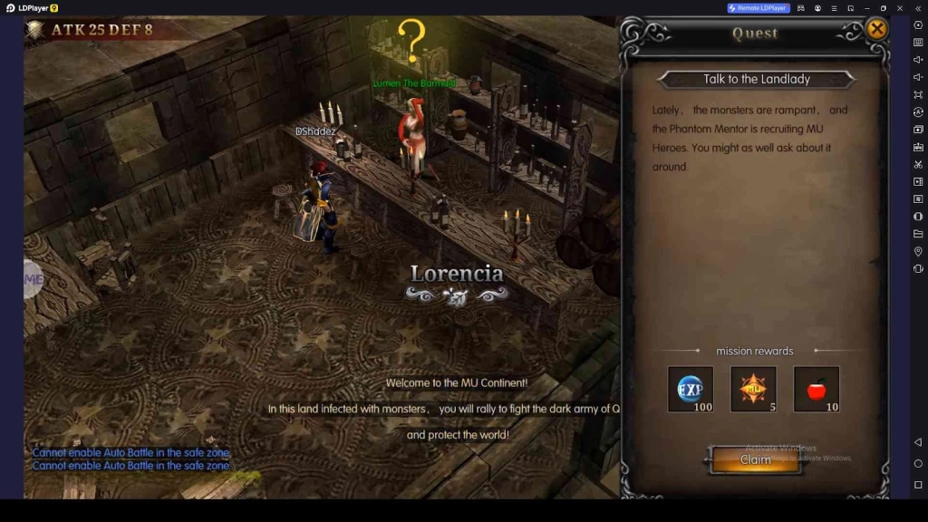 Talk to NPCs for More Quests 