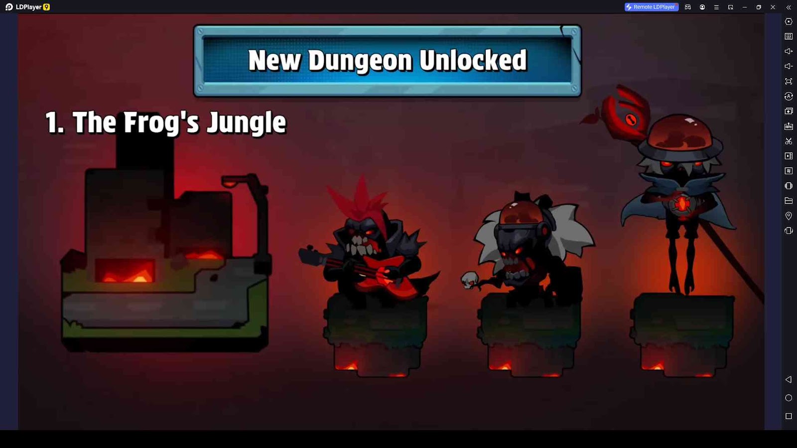 Complete the Dungeons to Unlock New Ones 