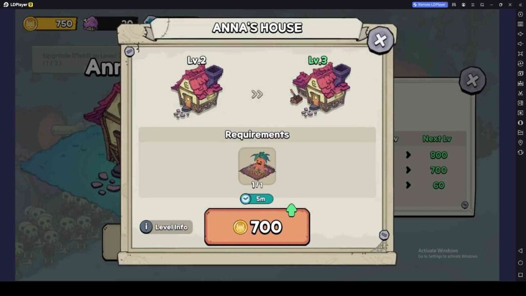 Level up Anna's House 