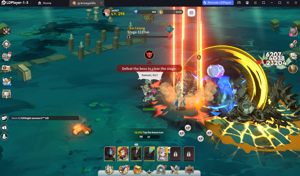 Gran Saga Idle: KNIGHTSxKNIGHTS (Global) คุมหลายจอหาตัวละคร!! วิธี Reroll รีไอดี หลายจอเร็ว 10 เท่า บน LDPlayer9