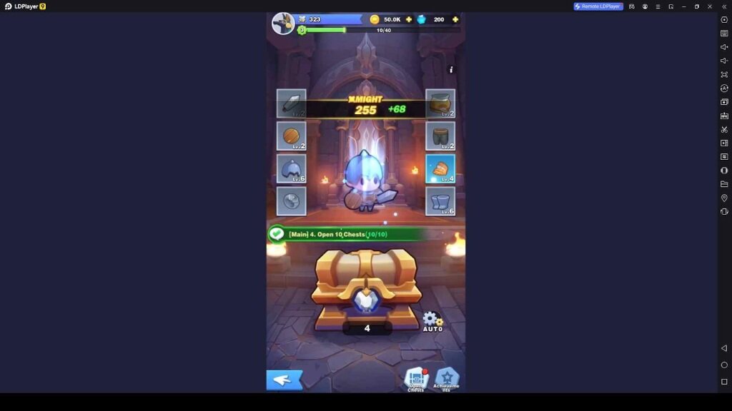 Complete Main Quests in Chest Legend