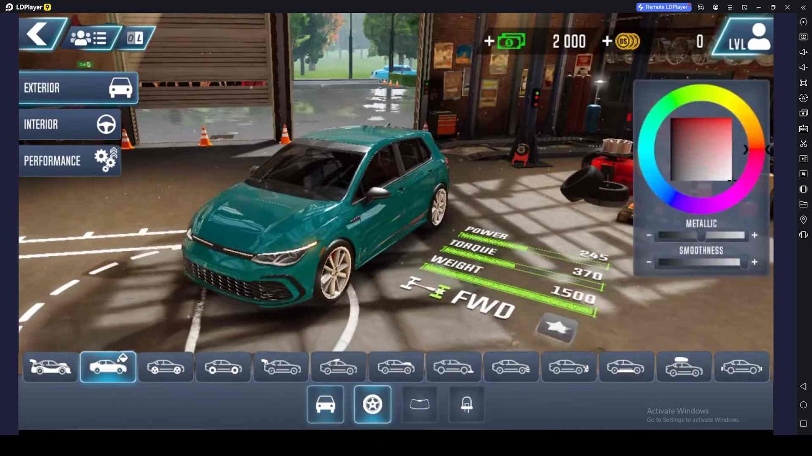 Customize the Cars