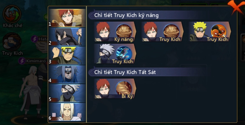 Huyền Thoại Làng Lá: Bảng xếp hạng / Tier list nhân vật