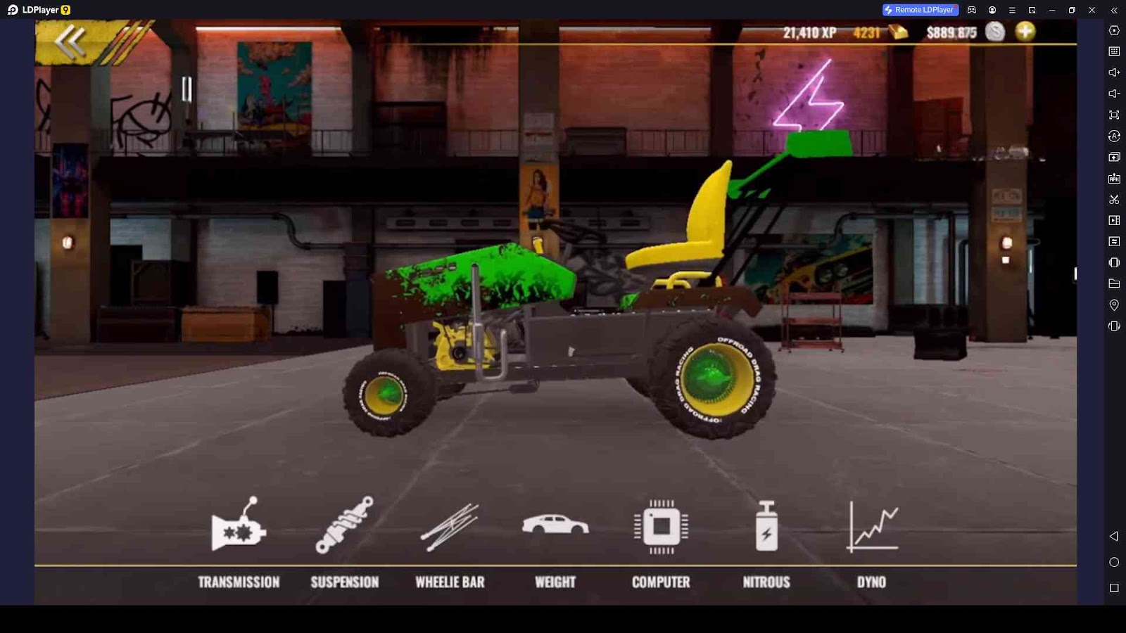 Upgrade Priority in Offroad Outlaws Drag Racing 