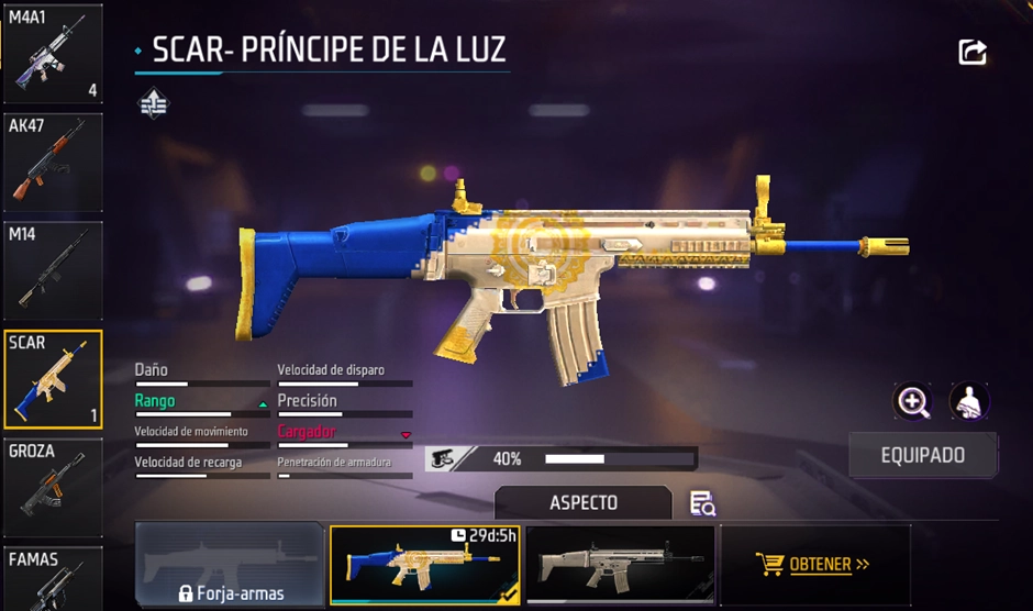 Top 10 mejores armas en Free Fire