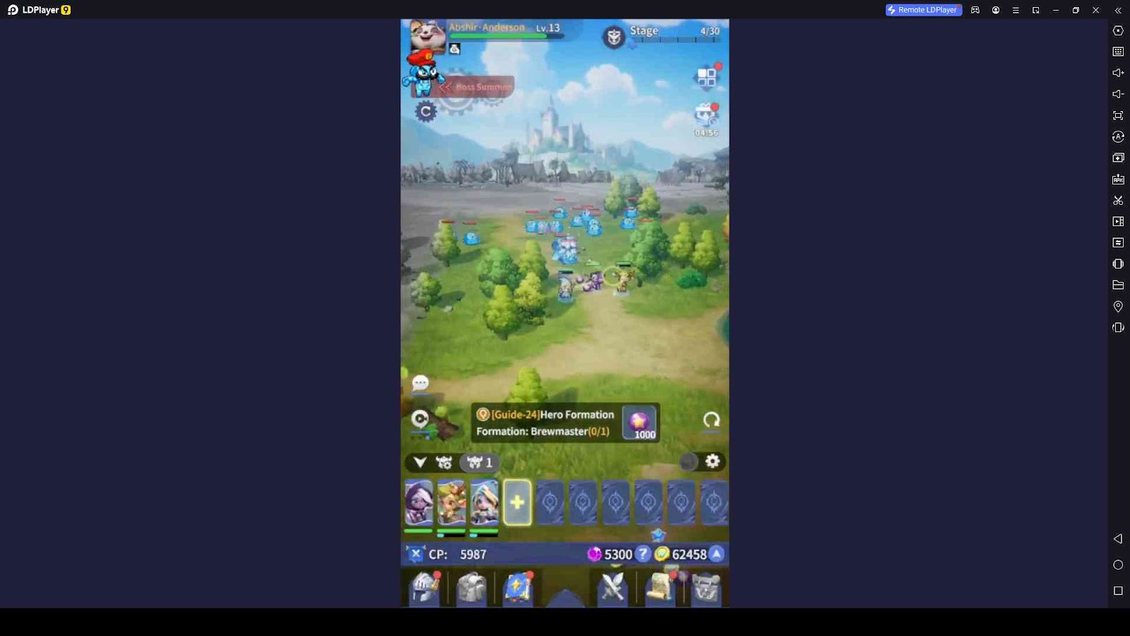 Use Potions and Runes to Favor the Heroes in Battles 