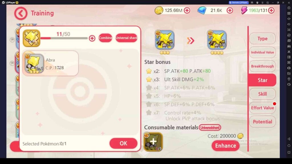 Increasing Star Levels 