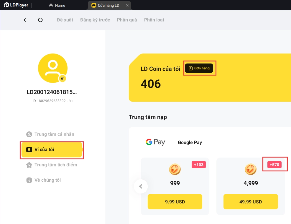 EVENT LD COIN HOT!『Bạn nạp, tôi hoàn!』(lên tới 14%)