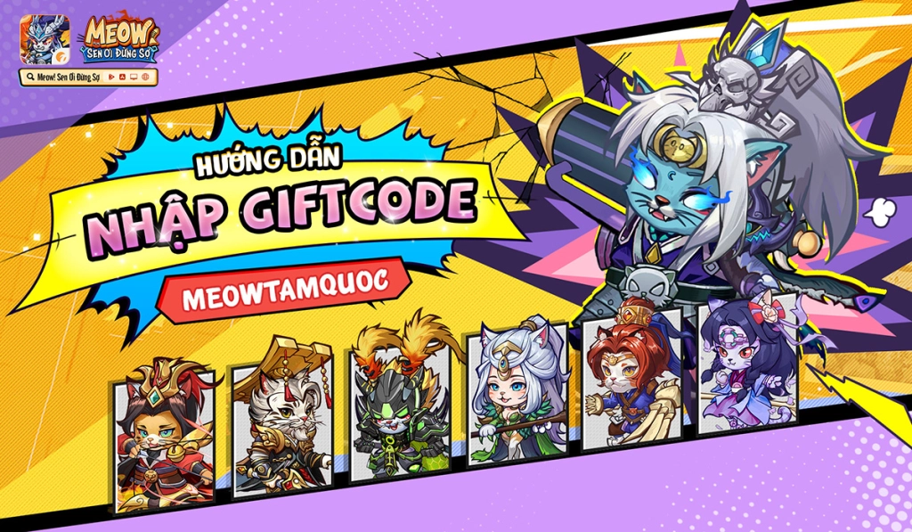 Meow: Sen ơi Đừng Sợ - Tổng hợp giftcode tân thủ và hướng dẫn cách nhập